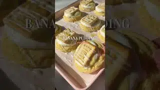 The simplest & most delicious banana pudding cookies!!! #bakewithme #dessert #cookies