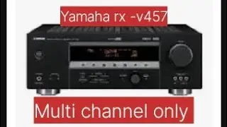 Yamaha amplifier repair rx-v457 Protaction problem Multi channel work only DSP Not working #youtube