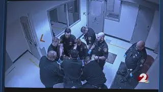 Shocking jail video released in case of death of Christian Black