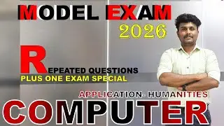PLUS ONE COMPUTER APPLICATION HUMANITIES MODEL EXAM 2026