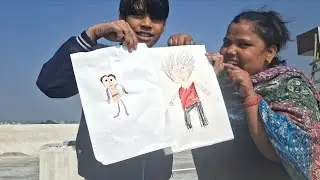 Babu ki painting Banai 🤣