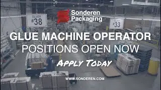 Hiring! Glue Machine Operator