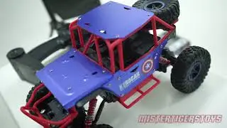 Unboxing Mainan Remote Control rc Hero Car Captain America Crawler 4x4
