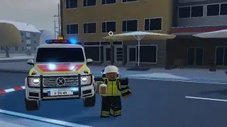 Responding to a real emergency as a fire commander (Emergency Hamburg)#roblox #gaming #fypシ #youtube