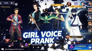 GIRL VOICE PRANK WITH RANDOMS 💕😂|| #freefire #ff #prank #video #viral