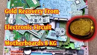 Gold Recovery From Electronic Circuit Motherboards 8 KG 
