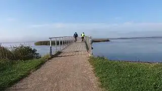 Cycle tour around Ringk&oslash;bing Fjord