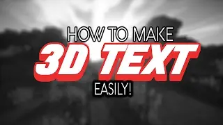 Graphics Tutorials #1 | 3D Text Modeling Details | CAN WE HIT 15 LIKES?!?!