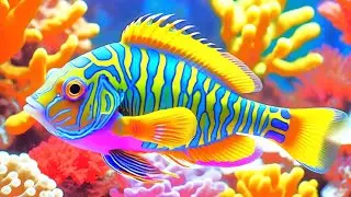 Aquarium 4K VIDEO (ULTRA HD) - Beautiful Coral Reef Fish & Jellyfish - Soothing Music for Sleep #8