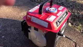 Harbor Freight 900 Peak/700 Running Watts, 2 HP (63cc) 2 Cycle Gas Generator - Kill A Watt results