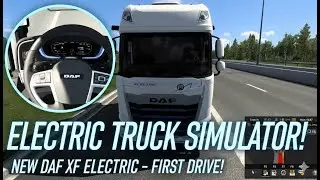 Driving electric truck for first time in ETS2