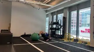1.5 Rep Stability Ball Leg Curl