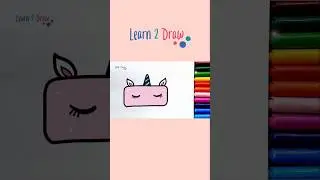 UNICORN PURSE 👛 😍  - Learn 2 Draw - Easy Drawing Videos #unicorn #unicornstationary #kidsdrawing