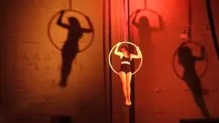 Nat Harris Entertainment presents Kirby Aerial Ring act.