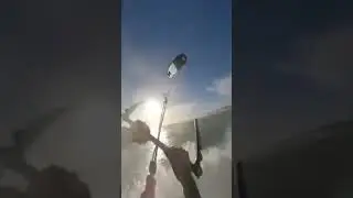 Kite Surfer Knocked Out After Failed Trick 🌊😱 | Rescue Caught on Camera #shorts