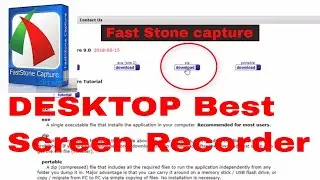 Best Screen Racoder Fast Stone capture download with serial key Latest Version