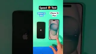 iPhone 12 Mini vs iPhone 15 Plus #speed #test