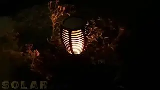 Sunflame solcelle fakkel