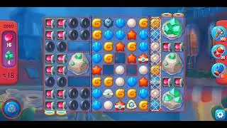 Fishdom. 5050 hard level no boosters and diamonds