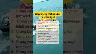 Cara mengetahui sifat seseorang!!#tipsmenarik #tipsunik