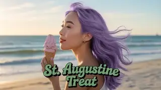 Chilling at the Cold Cow | A Sweet Ice Cream Adventure in St. Augustine | Amber Shah