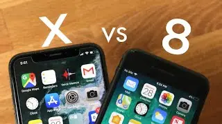 iPHONE X Vs iPHONE 8 In 2019! (Comparison) (Review)