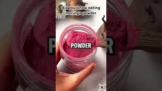 did you know eating moringa powder #facts #fruit #food #howtomakepizzawithoutoven #snackfacts