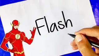 SUPER HEROES - How To Turn Words FLASH into Cartoon - Theakashcreations