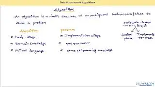 Data Structures and Algorithms : Algorithm and its properties