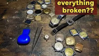 Я заплатил 100 долларов за коллекцию сломанных винтажных часов! Есть ли среди них что-нибудь, что...