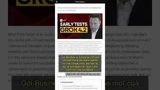 🧐👉 Grok 4.2 b&ugrave;ng nổ: UI sắc n&eacute;t, m&atilde; sạch, doanh nghiệp tranh gi&agrave;nh #QixNewsAI