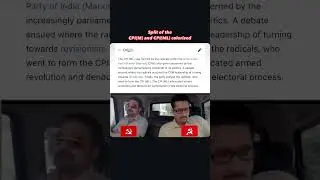 split of CPI(M) and CPI(ML) colorised #cpim #cpiml #cpimleader #communist #marxisme #naxal #maoism