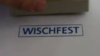 stempelfabrik Stempel wischfest