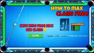 How To Max Ice Lounge Cue In 8 ball pool ~ free Max cue and ring in just 2 min claim 👇