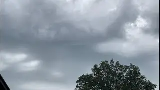 Here Comes The Rain... Look @ These Clouds Though!