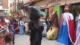 VII Día del cabezudo en Aranda de Duero 2016.