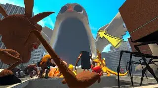 Sea Eater Owl From 99 Nights in the Forest vs ALL Nextbots in Garry's mod!
