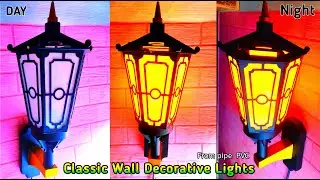 Cara membuat  Lampu hias dinding klasik dari pipa pvc ll ide usaha lampu hias