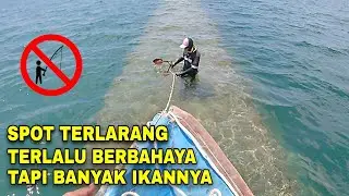 DILARANG MANCING DISINI‼️SPOT IKAN BESAR PALING EKSTREM, JANGAN COBA KALO GAK BISA BERENANG