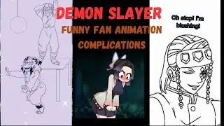 Funny Demon slayer fan animation complications