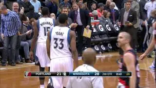 Shabazz Muhammad Drops the Hammer on Chris Kaman