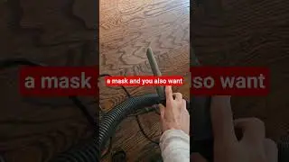 How to clean your baseboard heating fins with compressed air.
