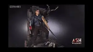 Prime1 studio Ash Evil Dead 2 Dead by Dawn unboxing Ash Williams EX Version