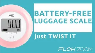 TWISTEE Battery-free Luggage Scale | FLOWZOOM