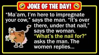 🤣 BEST JOKE OF THE DAY! - A single nail sparks a ranch-side mic drop.... | Funny Dad Jokes