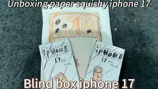 Unboxing paper squishy iphone 17 dan blind box iphone 17 