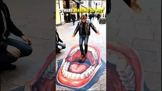 NORMAL 3D ART V/S THE LEGEND ONE 💀 #trollface #edit #troll