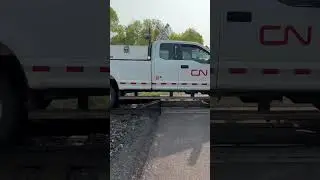 High-rail truck comes moments after train goes by! Pretty cool!