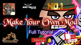Make Mod of Mini Militia using Apk Editor and Hex Editor By Zafarmods