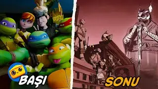 Baştan Sona  22 Dakikada Teenage Mutant Ninja Turtles #çizgifilm #cartoonnetwork  #hikaye